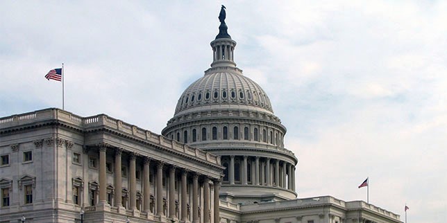 Edificio del Capitolio de los Estados Unidos.